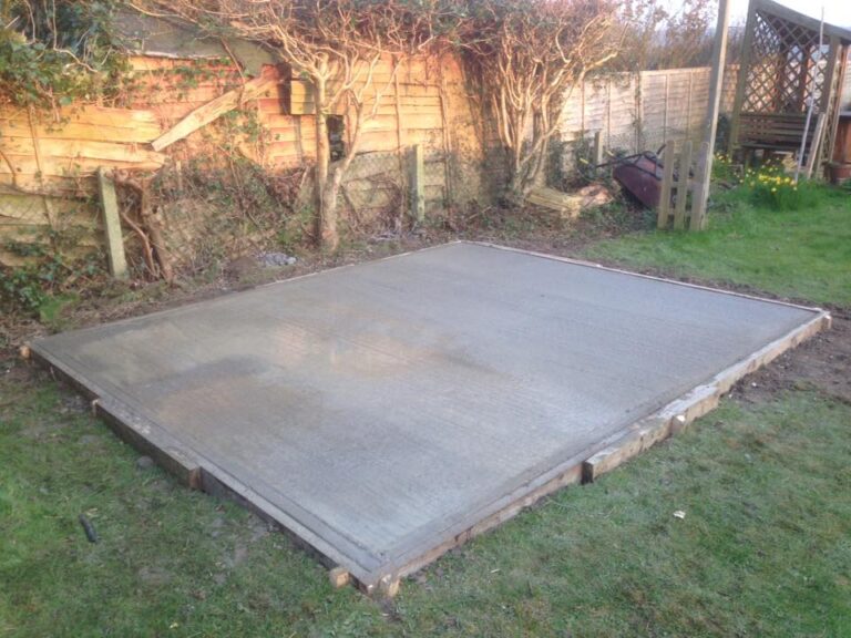 Concrete Base in Sevenoaks, Kent