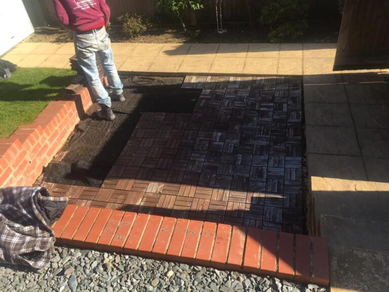 Slab Laying in Igtham