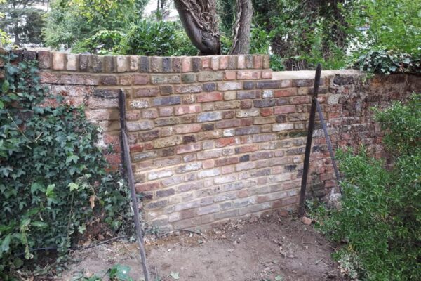 Just a little 18th century garden wall repair2