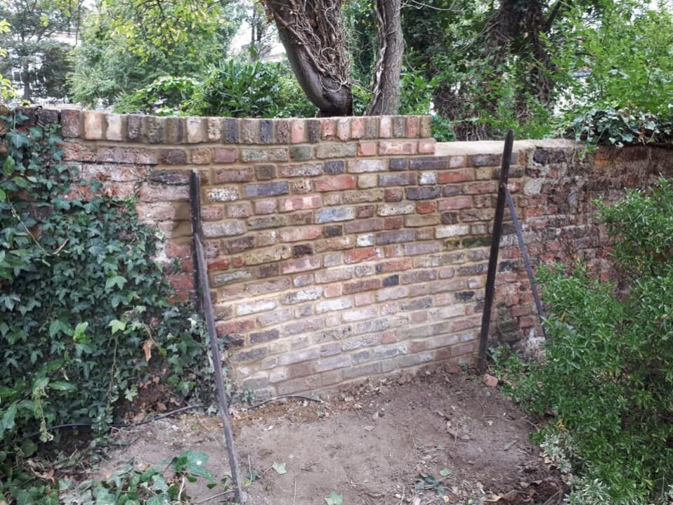 18th Century Wall Repair in Kent — M&M Treework & Groundwork