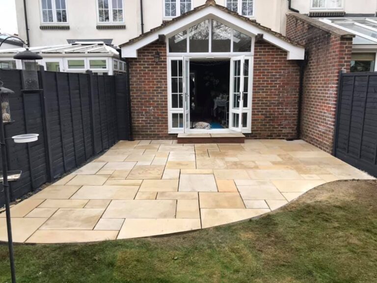New Patio & Fencing in Oxted